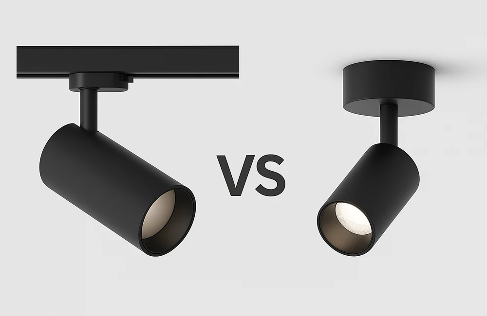 بررسی تفاوت های چراغ ریل لایت و اسپات‌ لایت